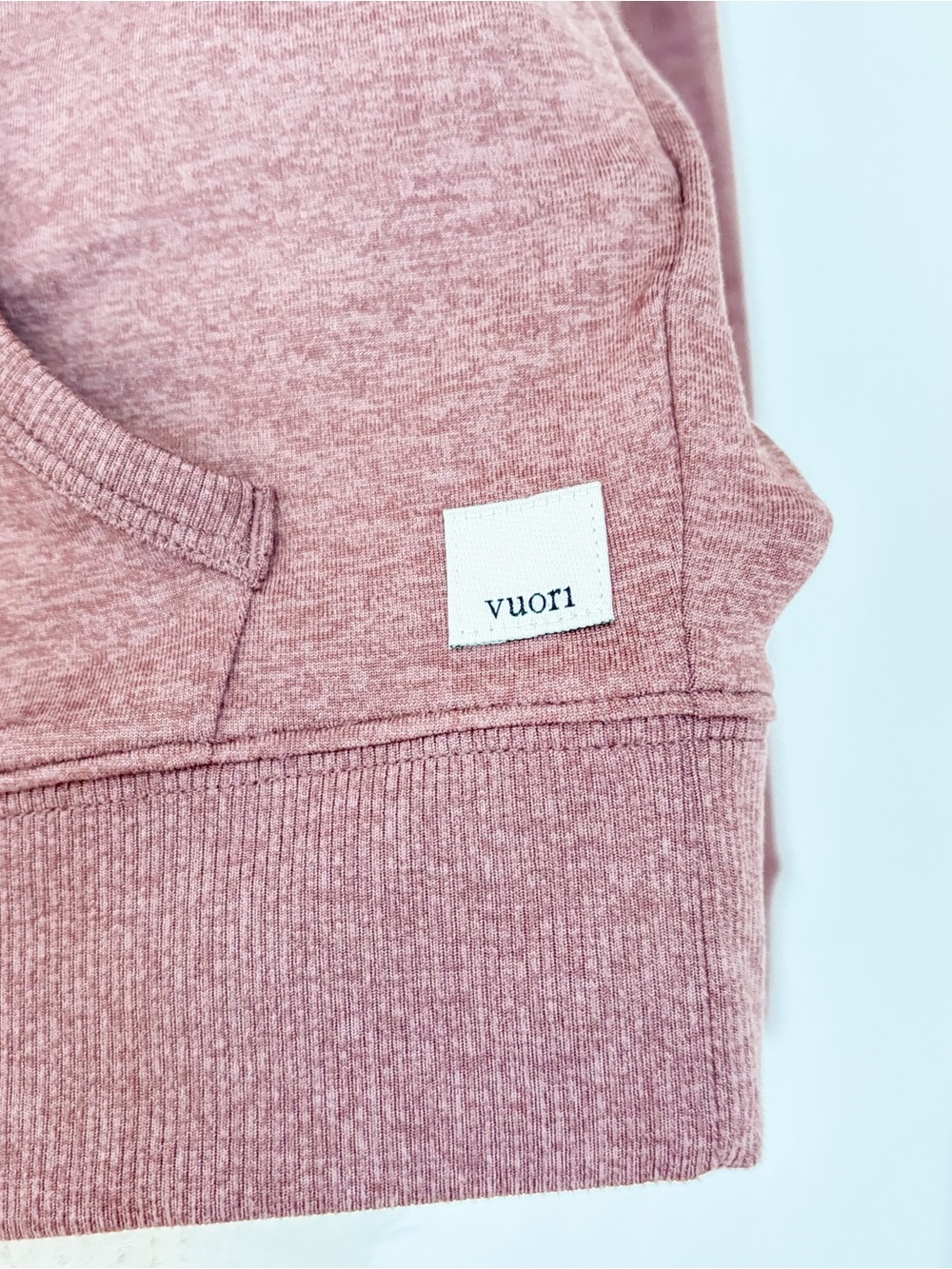Vuori Halo Mini Full Zip Hoodie Sable sz SM - Picture 8 of 10